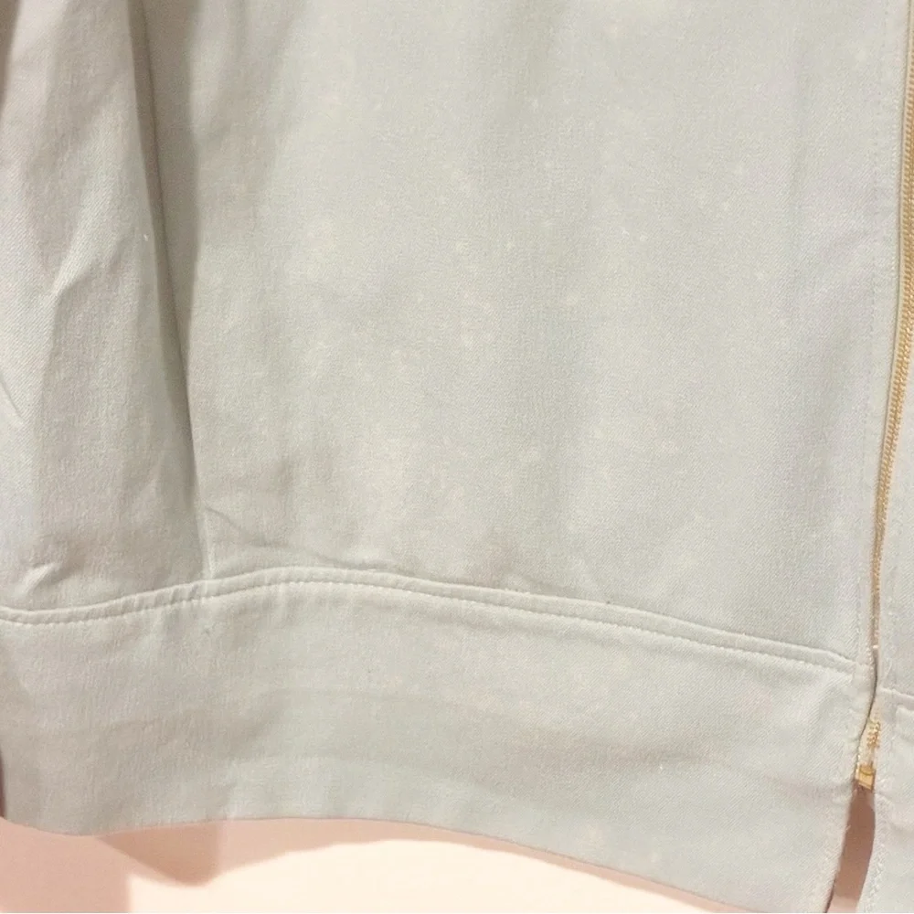 ST John Sport Size XL Marie‎ Pastel Green Full-Zip Sleeve Jacket